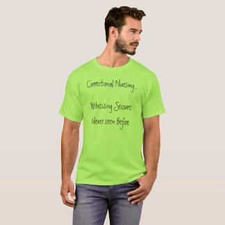 Camiseta Cuidados correccionais