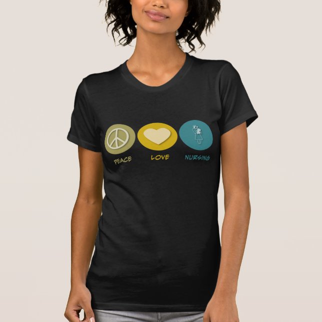 Camiseta Cuidados do amor da paz (Frente)