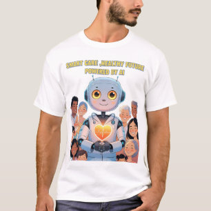 Camiseta Cuidados Inteligentes, Vida Feliz