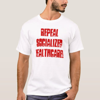 Camiseta Cuidados médicos socializados revogação
