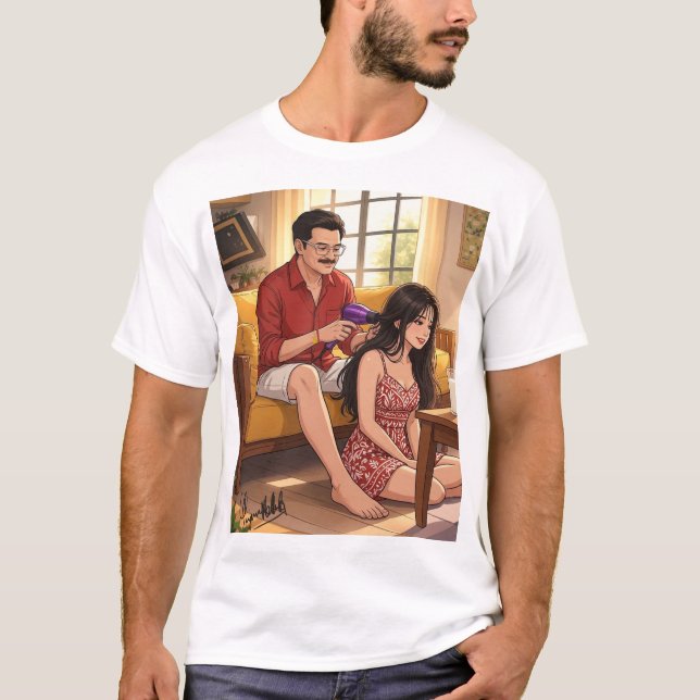 Camiseta Cuidando com Amor (Frente)