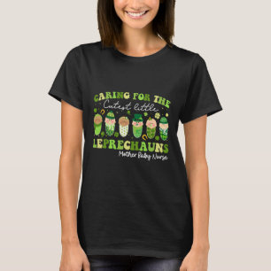 Camiseta Cuidar de Pequenos Duendes Mãe Bebê Enfermeira St