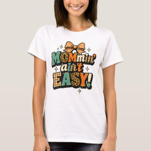 Camiseta Cuidar dos Filhos Não É Fácil Vida de Mãe Retrô Gr