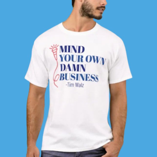 Camiseta Cuide da sua empresa (Criador carregado)