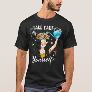 Camiseta Cuide-se da consciência da saúde mental, Mont