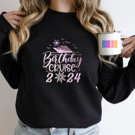 Camiseta Cuja família de navios de cruzeiro de aniversariad