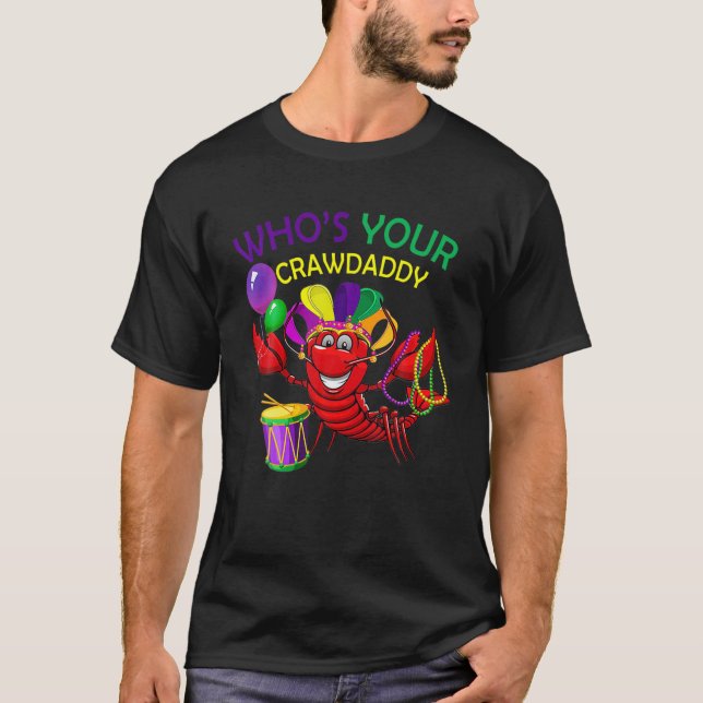 Camiseta Cujo Crawaddy Miçanga Engraçado Mardi (Frente)