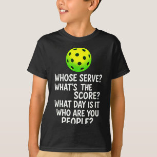 Camiseta Cujo saque_ qual é a pontuação_ - jogador de pickl