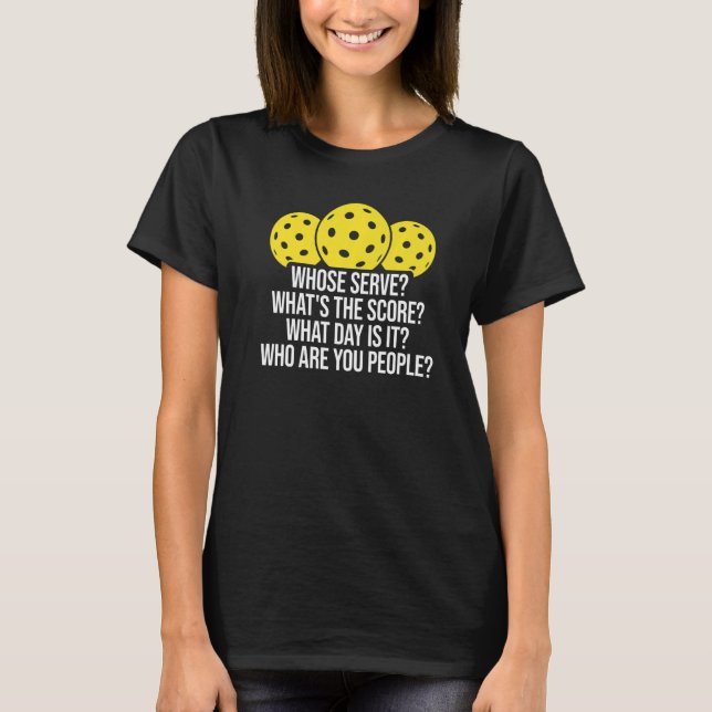 Camiseta Cujo serviço é o Score Pickleball Premium (Frente)