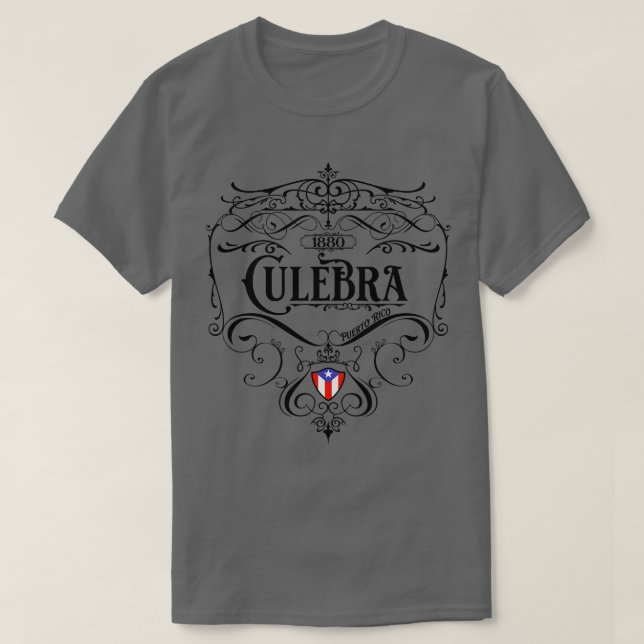 Camiseta Culebra Vintage design 1 (Frente do Design)