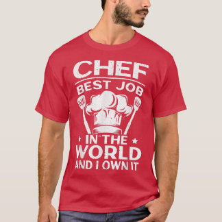 Camiseta Culinária Afetada De Chef Sayings
