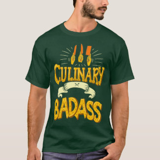 Camiseta Culinária Badass Engraçado Chef de Cota Presente