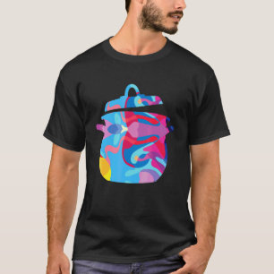 Camiseta Culinária Cozinheiro Chefe Colorido Gráfico