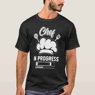Camiseta Culinária de Especialistas em Comidas de Cook em C