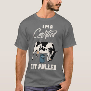 Camiseta Culinária de Vaca do Fome de Vaca Certificada