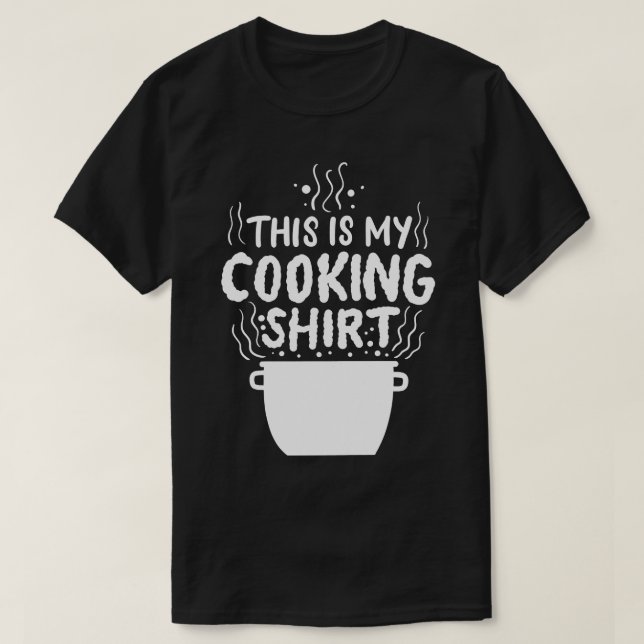 Camiseta Culinária do Cook Chef cozinhar (Frente do Design)