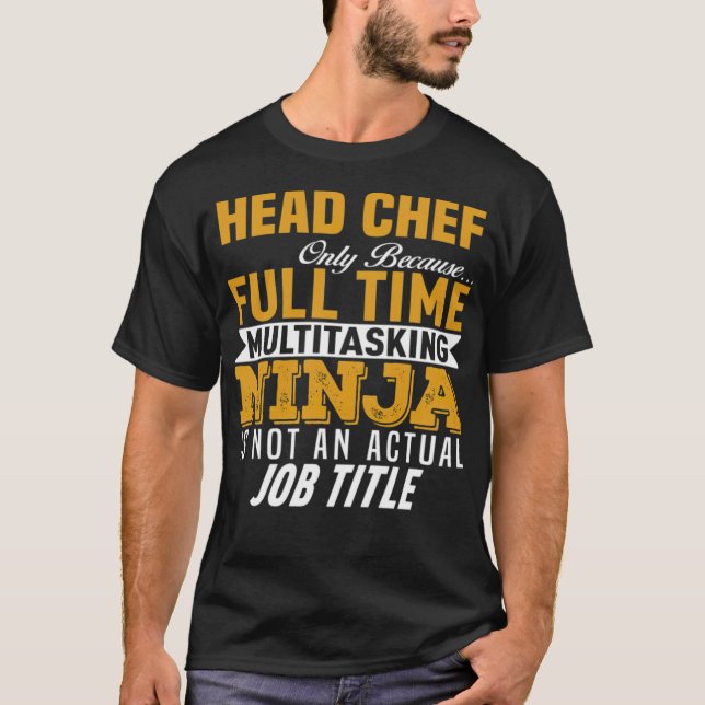 Camiseta Culinária engraçada do aniversário do Chefe (Frente)