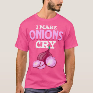Camiseta Culinária Gourmet Eu Faço Cebolas Chorarem Chef Co
