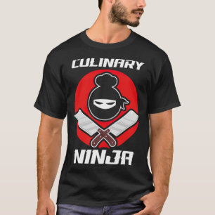 Camiseta Culinja Ninja Cozinha Engraçada Guru Sobremesa de