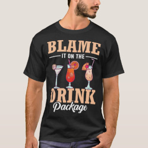 Camiseta Culpa-O No Pacote Drink Férias Cruise Cru