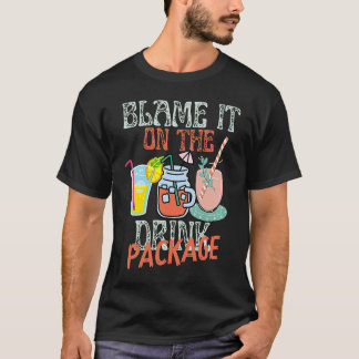 Camiseta Culpa-O No Pacote Drink - Férias De Cruzeiro Trav