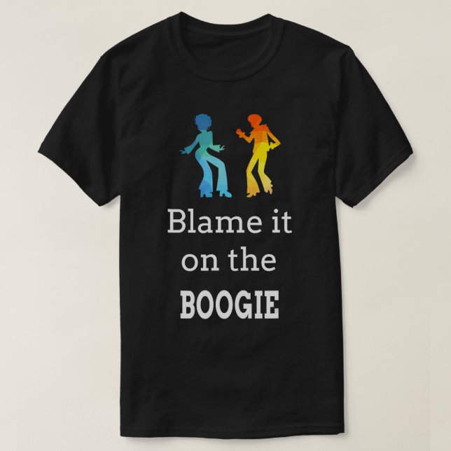 Camiseta Culpe-o no Boogie pelo Funky Dance Music Love (Frente do Design)