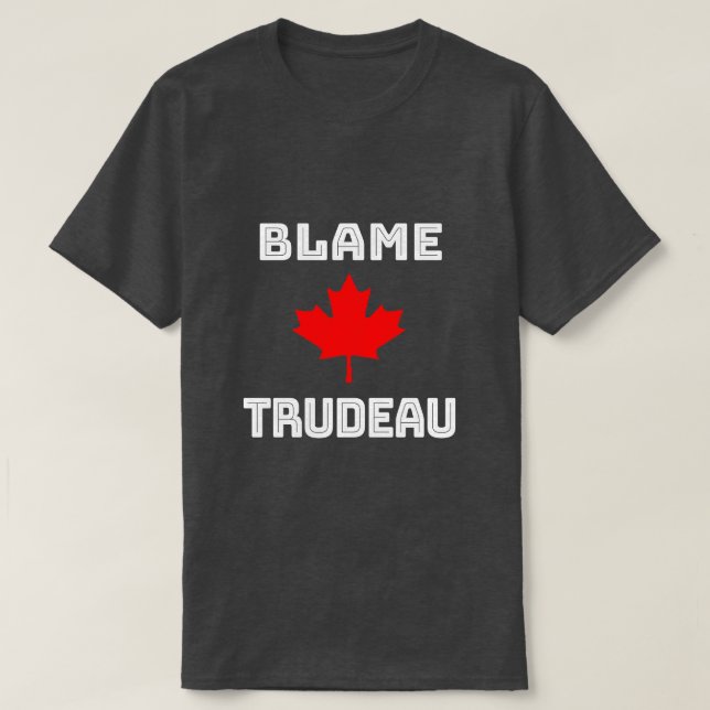 Camiseta Culpe Trudeau (Frente do Design)