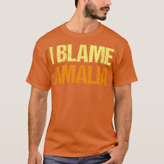 Camiseta Culpo Amalia Engraçada Amigos Humor Amigo Sabem Qu
