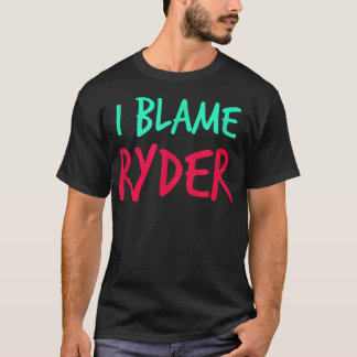 Camiseta Culpo Ryder Amigos Primeiro Nome Buddy Apelido Pe