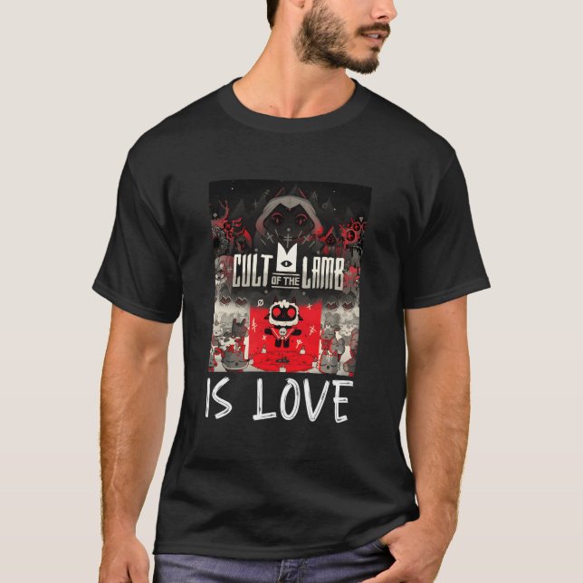 Camiseta Cult Of The Lamb Is Love (Frente)