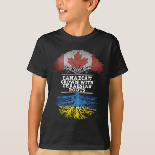 Camiseta Cultivado Canadense Com Raízes Ucranianas