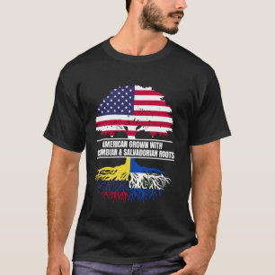 Camiseta Cultivado na América com Legado da Bandeira Colomb