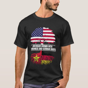 Camiseta Cultivado nos EUA com Legado da Bandeira Vietnamit