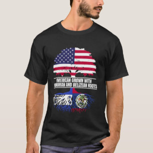 Camiseta Cultivado nos EUA com Legado de Bandeira Hondurenh