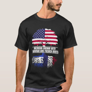 Camiseta Cultivado nos EUA com Raízes Francesas Hondurenhas