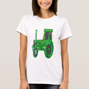 Camiseta Cultivador rural do país, trator de fazenda