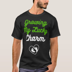 Camiseta Cultivar Minhas Designs De Bebê Sortudas Por Grav