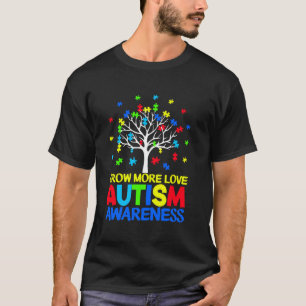 Camiseta Cultive Mais Amor Conscientização do Autismo Apoio