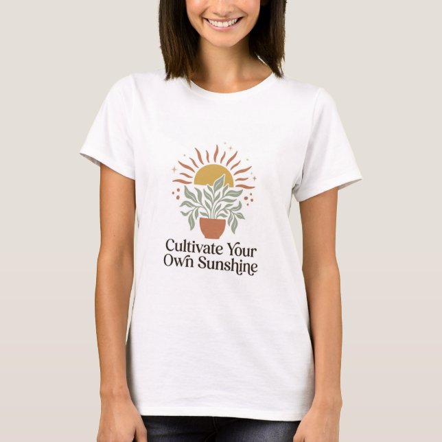 Camiseta Cultive Seu Próprio Sol (Frente)