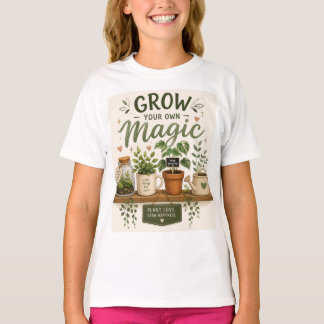 Camiseta Cultive Sua Própria Magia | Planta Estética para M