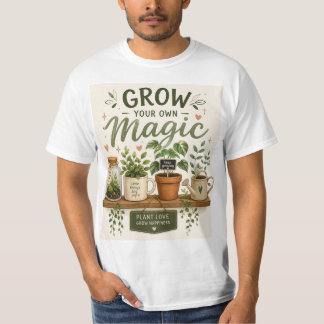 Camiseta Cultive Sua Própria Magia | Planta Estética para M