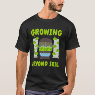 Camiseta Cultivo Além do Solo Hidroponia Jardinagem Planta