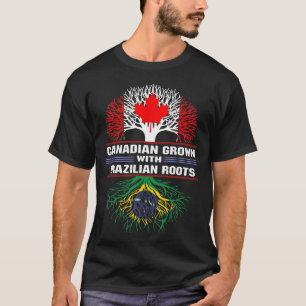 Camiseta Cultivo canadense com raízes brasileiras