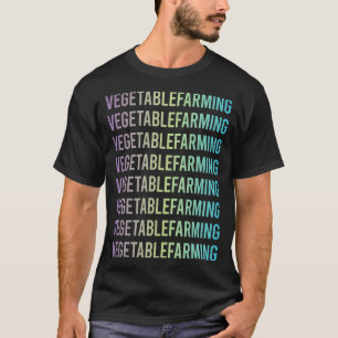 Camiseta Cultivo de Legumes Azul Roxo