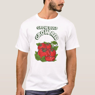 Camiseta Cultivo De Tomate Vermelho Em Massa