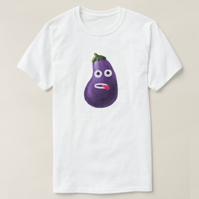 Camiseta Cultivo Engraçado Personagem de desenho animado de (Frente do Design)