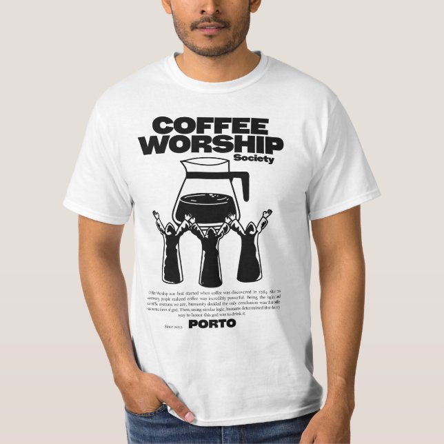 Camiseta Culto ao Café (Frente)