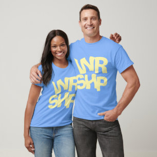 Camiseta CULTO com cor azul claro