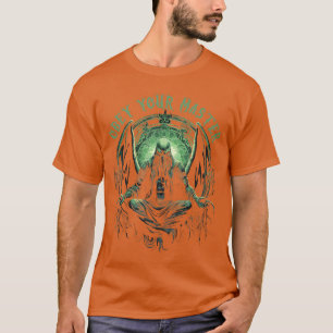 Camiseta Culto de Cthulhu Obedeça ao Seu Mestre Horror Cósm