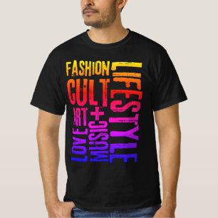 Camiseta CULTO DE ESTILO DE VIDA - colorido